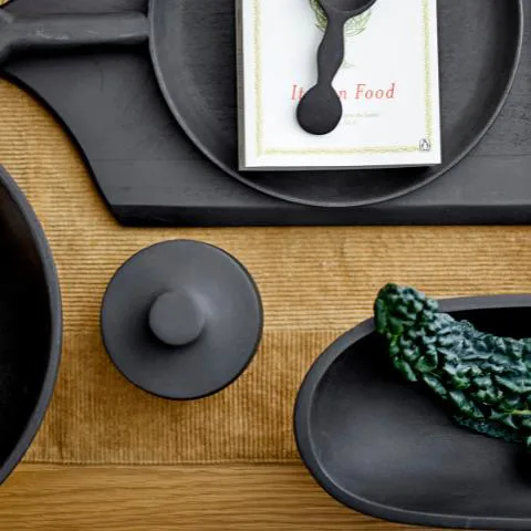Eina tray on leg, black Bloomingville