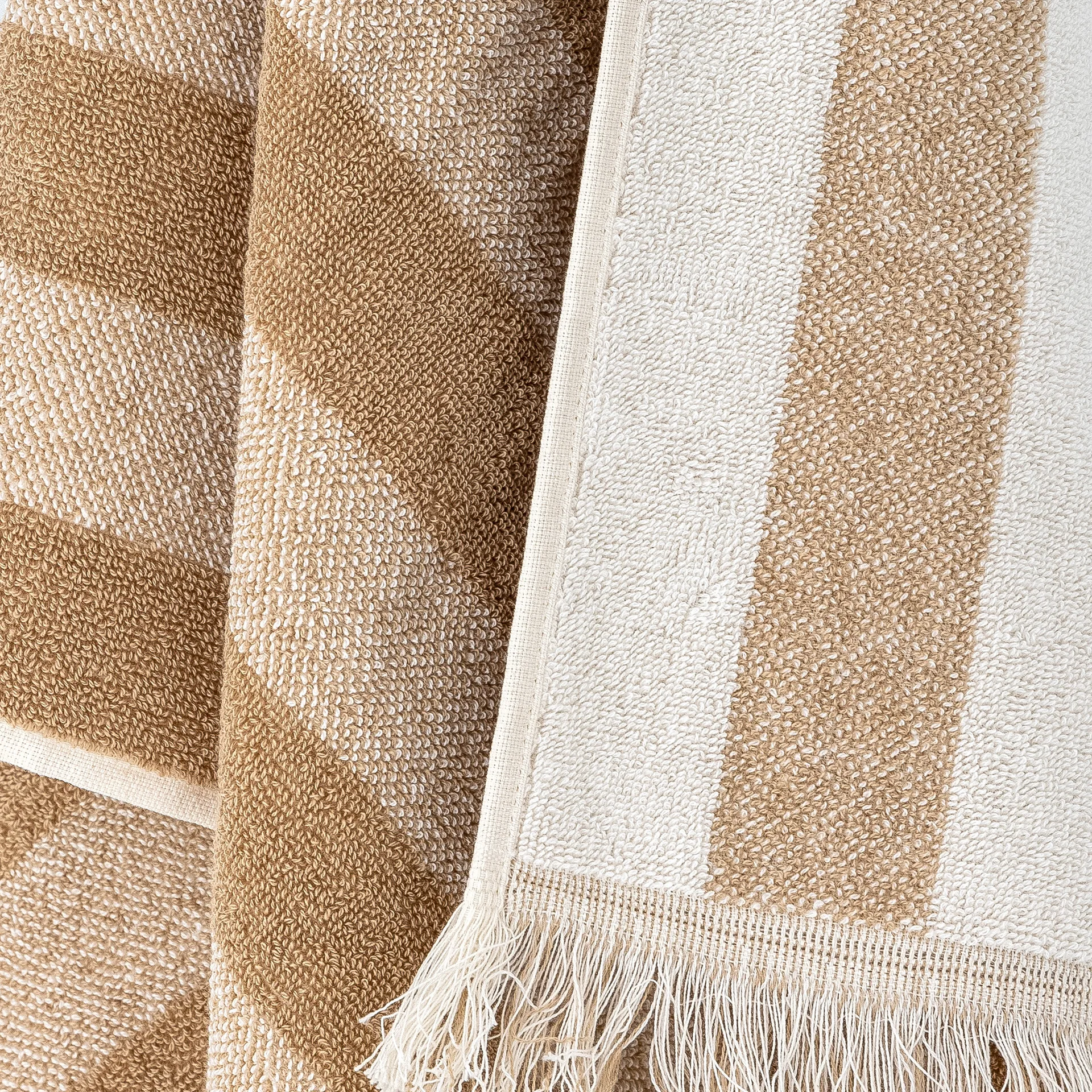 Elaia towel 50x100 cm, Brown Bloomingville