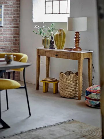 Elinora table lamp - Brown, Ø30 cm - Bloomingville