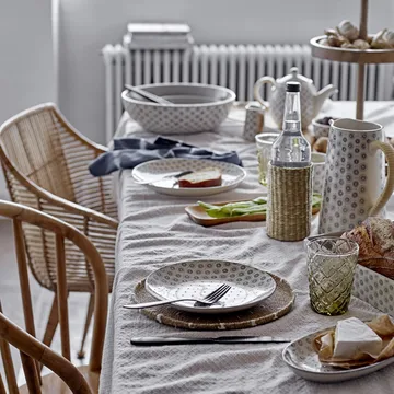 Elsa serving saucer 24x36 cm - grey - Bloomingville