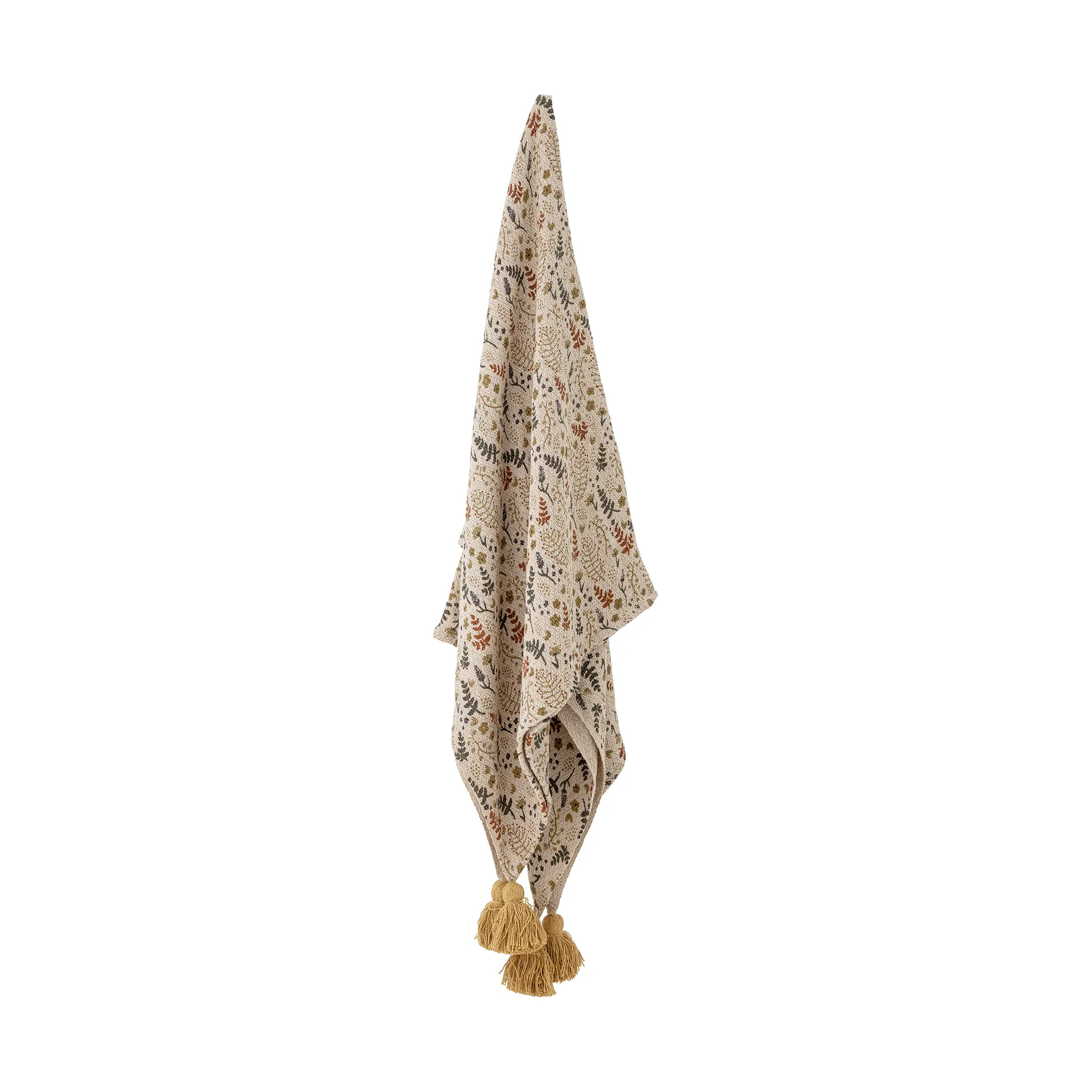 Filipa throw 130x160 cm, Yellow Bloomingville