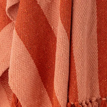Frello throw 130x160 cm - Orange - Bloomingville