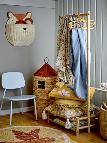 Gerti wall basket with lid 44x47x13 cm - Fox - Bloomingville