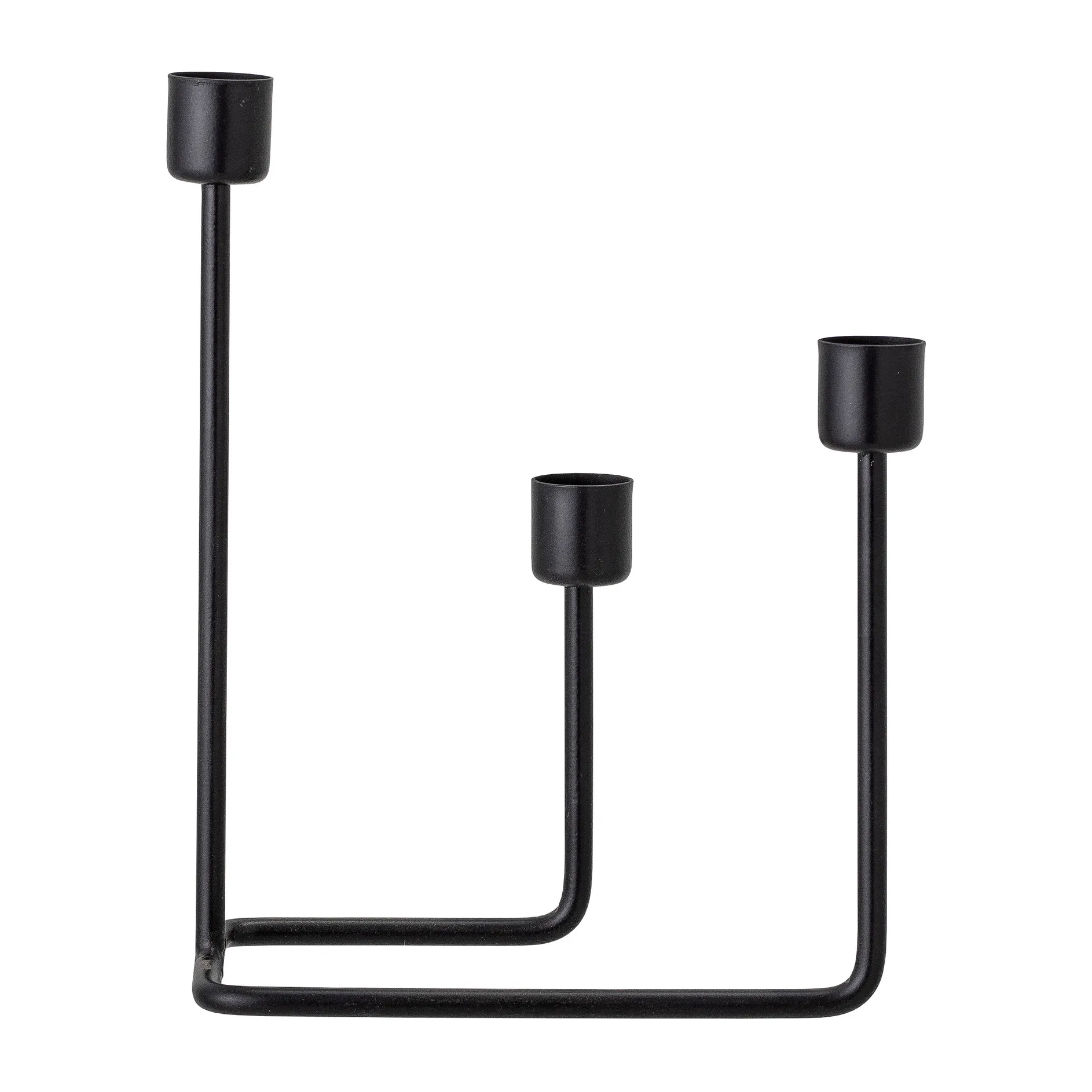 Hafi candlestick 21 cm, Black Bloomingville