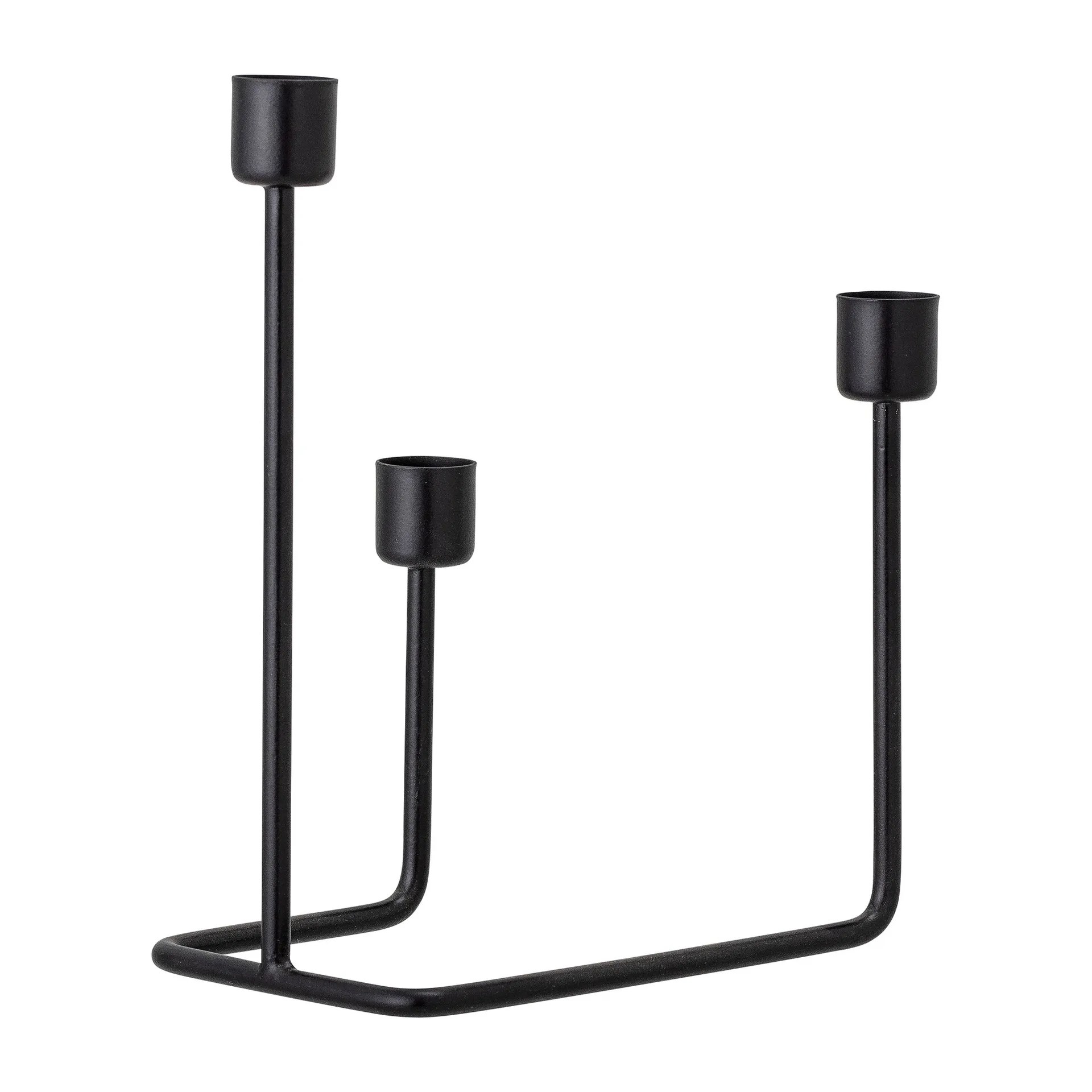 Hafi candlestick 21 cm, Black Bloomingville
