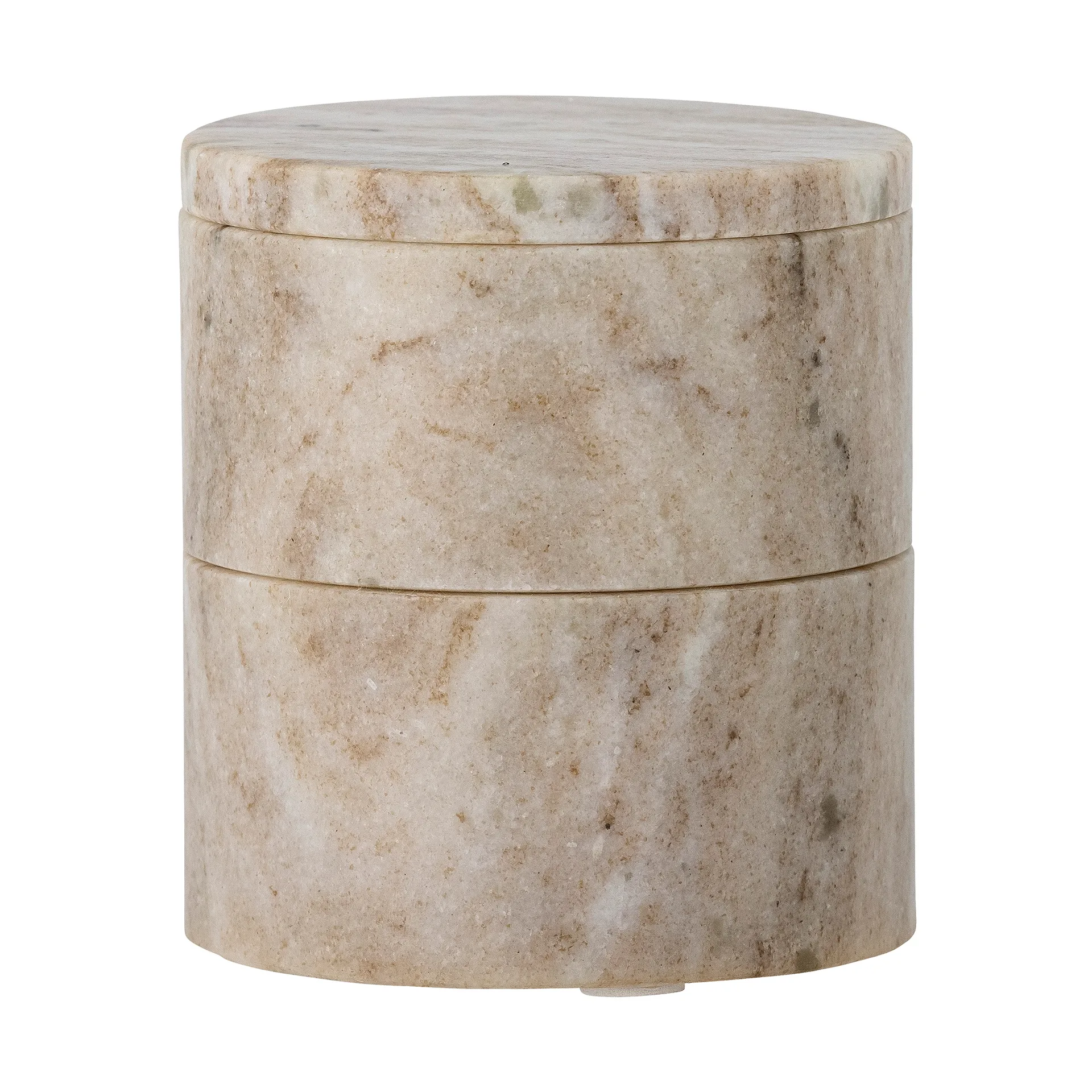 Ilena jar with lid 3 pieces, Marble Bloomingville
