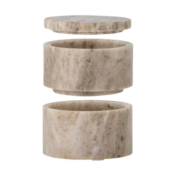 Ilena jar with lid 3 pieces - Marble - Bloomingville