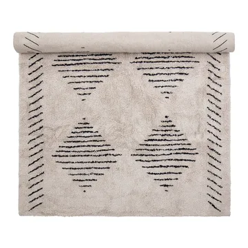 Jegor patterned rug 140x200 cm - Nature - Bloomingville
