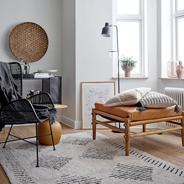 Jegor patterned rug 140x200 cm - Nature - Bloomingville
