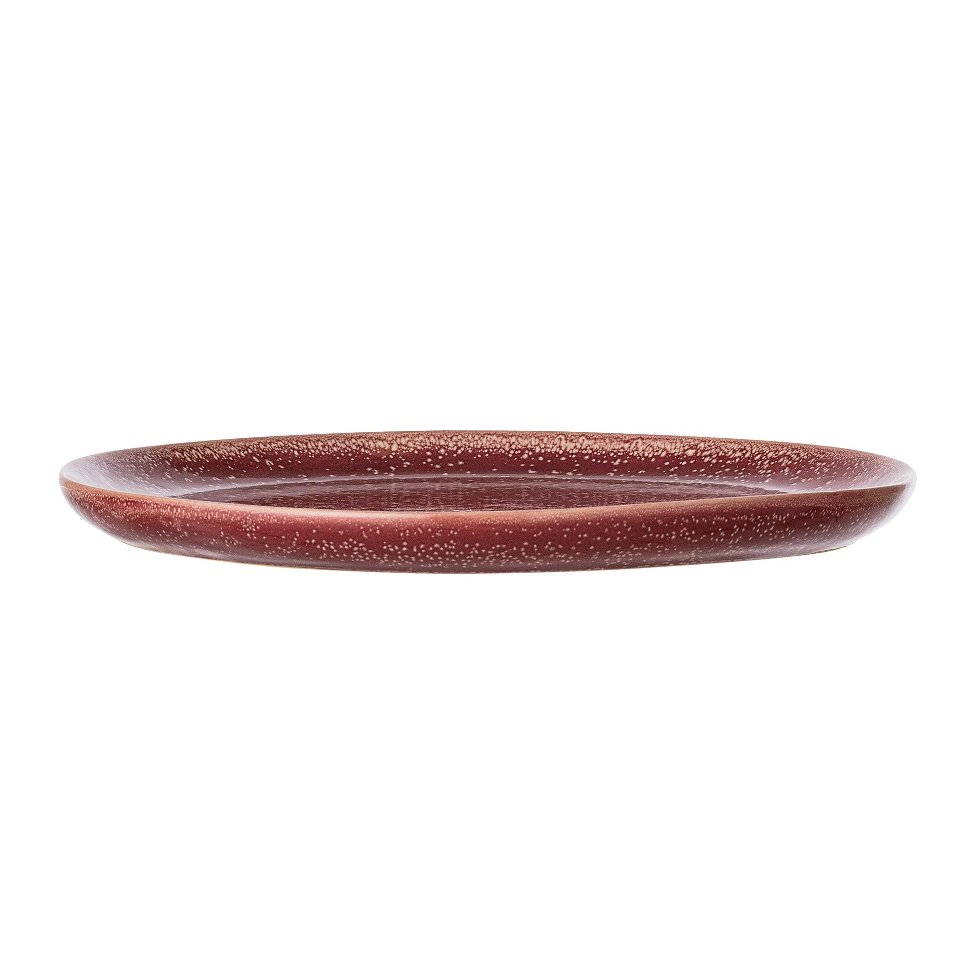 Joëlle plate, red Bloomingville