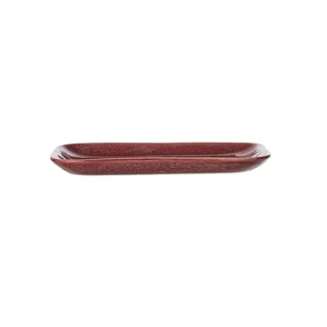 Joëlle serving plate - red - Bloomingville