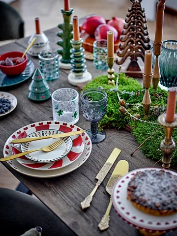 Jolly cake stand Ø20 cm - Red - Bloomingville