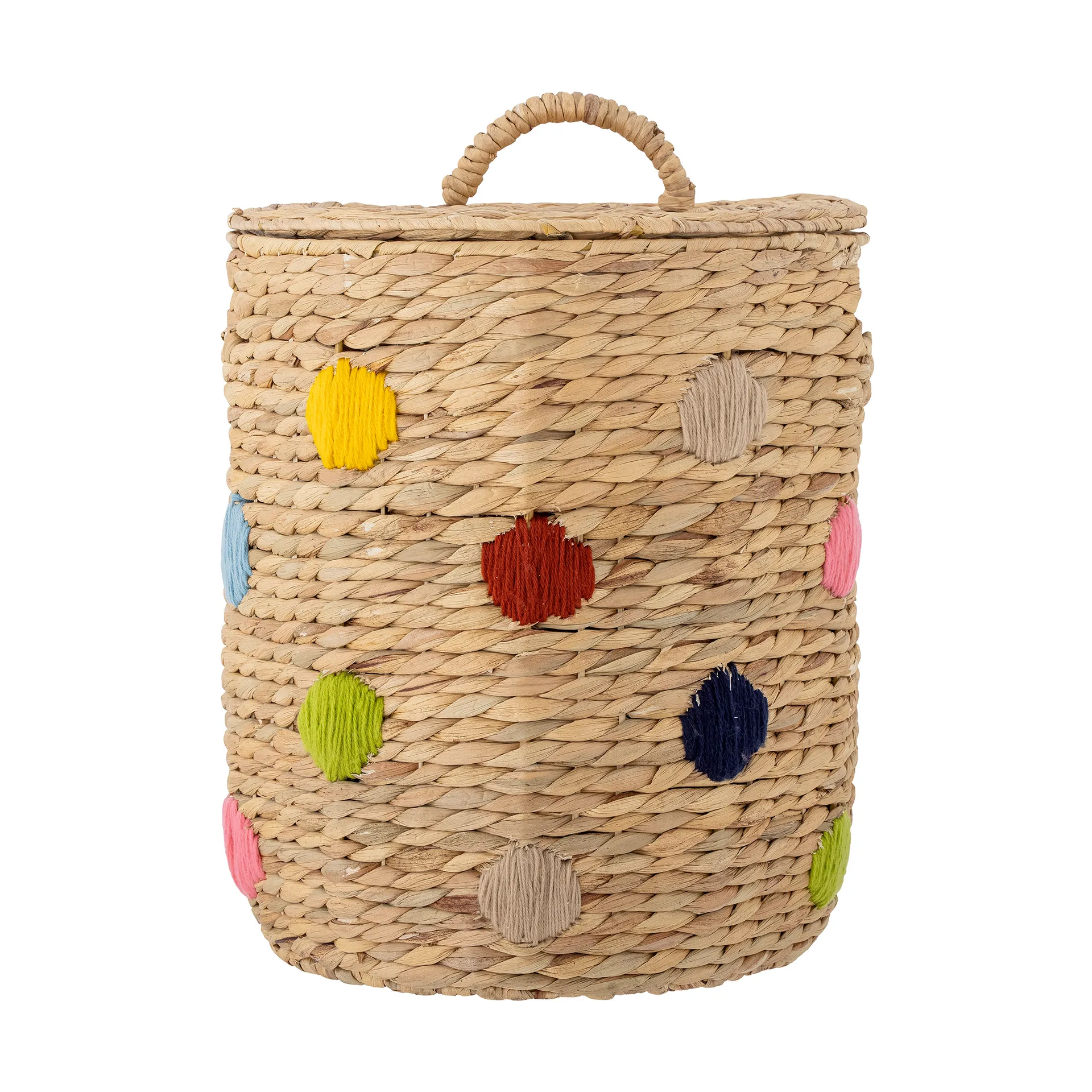 Jooha storage box with lid, Natural-multi Bloomingville