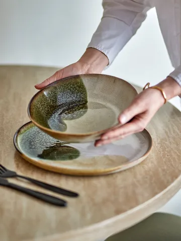Jules deep plate 22 cm - Green - Bloomingville