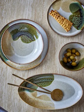 Jules dinner set 12-piece - Green - Bloomingville