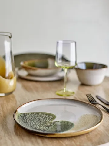 Jules dinner set 12-piece - Green - Bloomingville