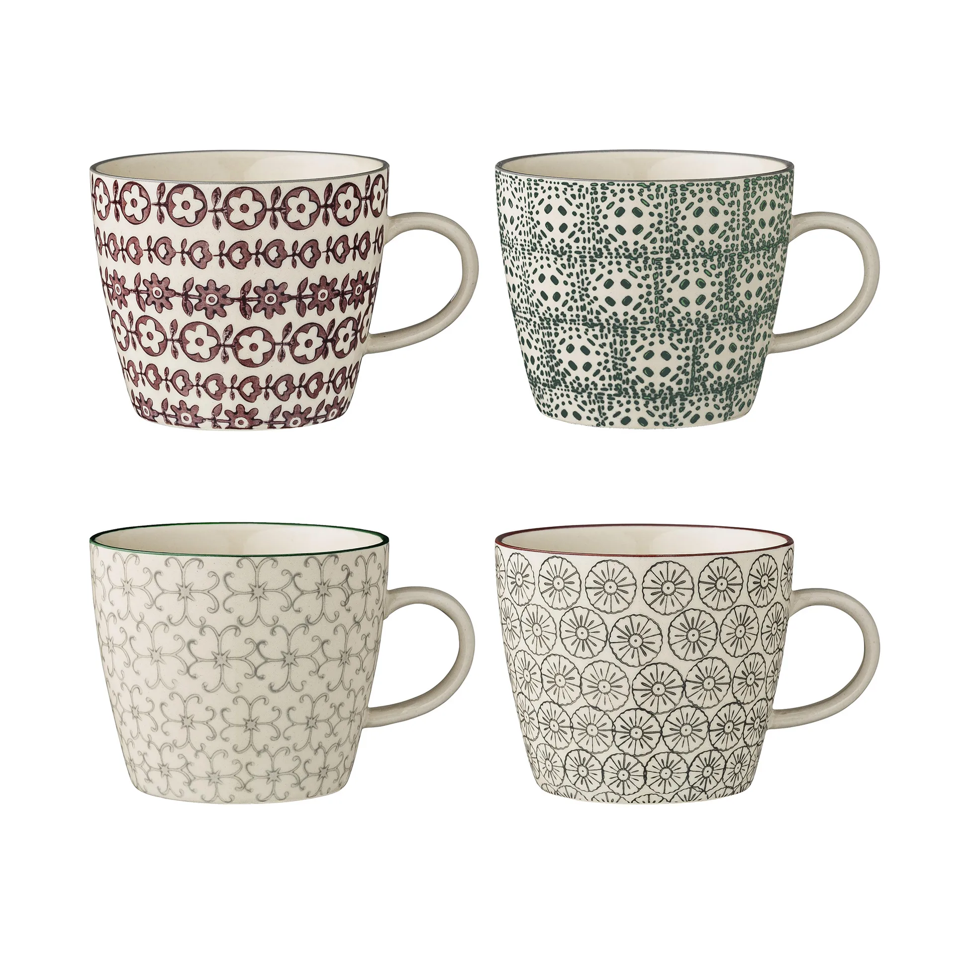 Karine mug 4 pieces Ø 9.5 cm Bloomingville