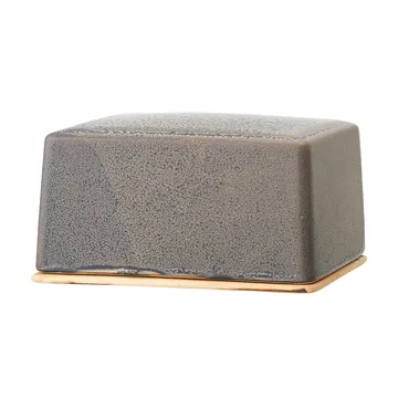 Kendra butter dish stone - Grey - Bloomingville