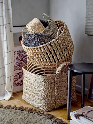 Kristel storage box 3 pieces - Water hyacinth - Bloomingville