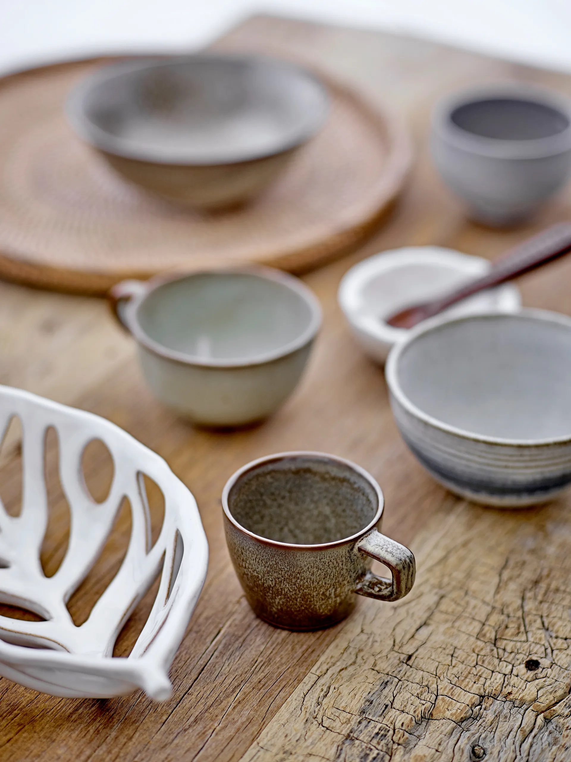 Lila cup set om 3, grey Bloomingville