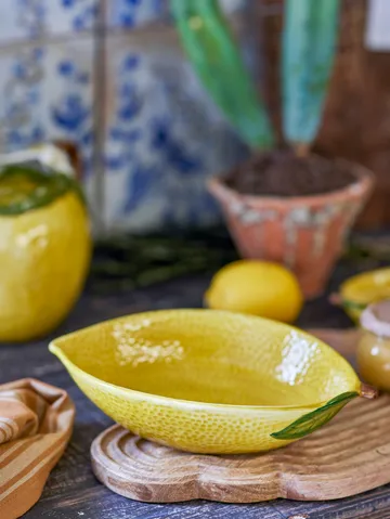 Limone bowl 26x18 cm - Yellow - Bloomingville