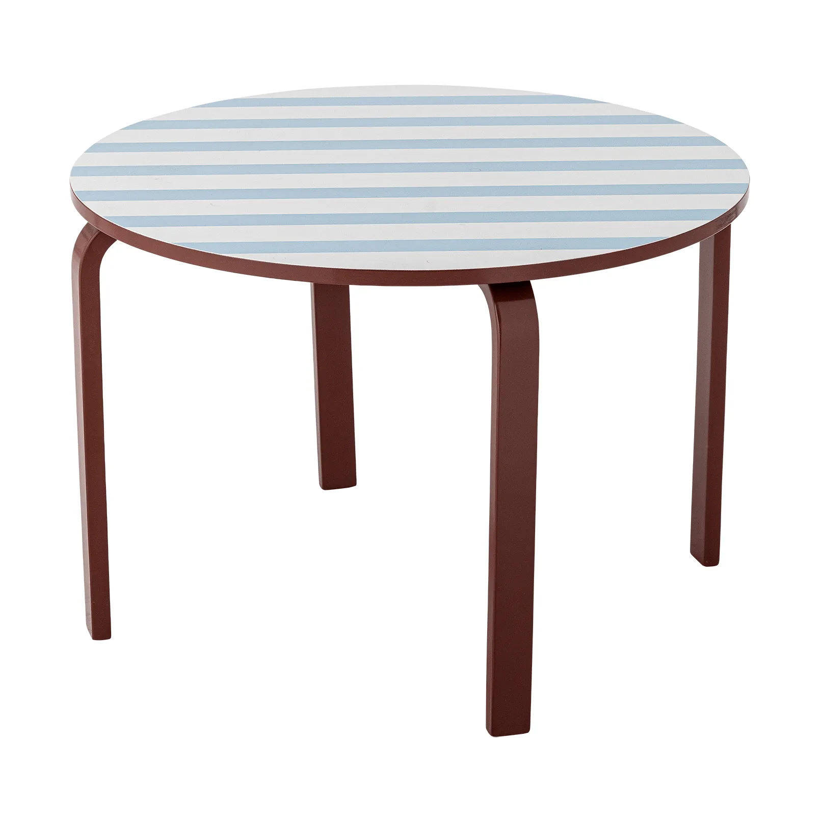 Liova table, Blue-white, Ø65 cm Bloomingville
