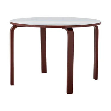 Liova table - Blue-white, Ø65 cm - Bloomingville