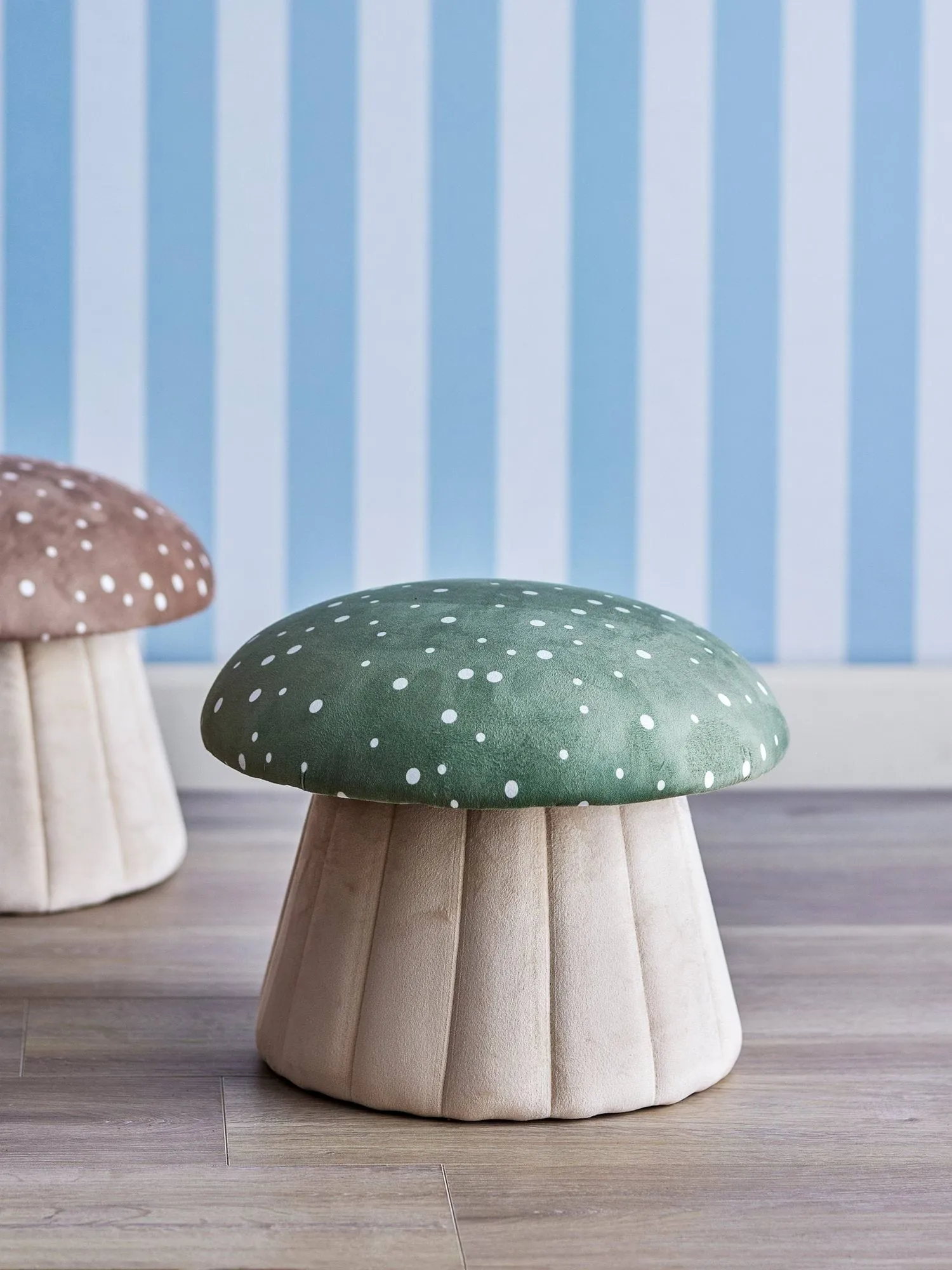 Lue pouf Ø37x30 cm, Blue Bloomingville
