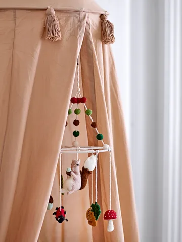 Lukka bed canopy - Brown - Bloomingville
