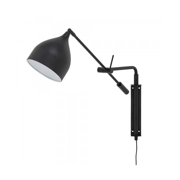 Lyam wall lamp 50 cm, Black Bloomingville