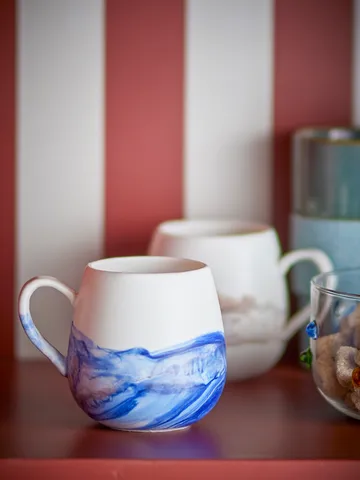 Lyre cup 4-pack - Blue - Bloomingville