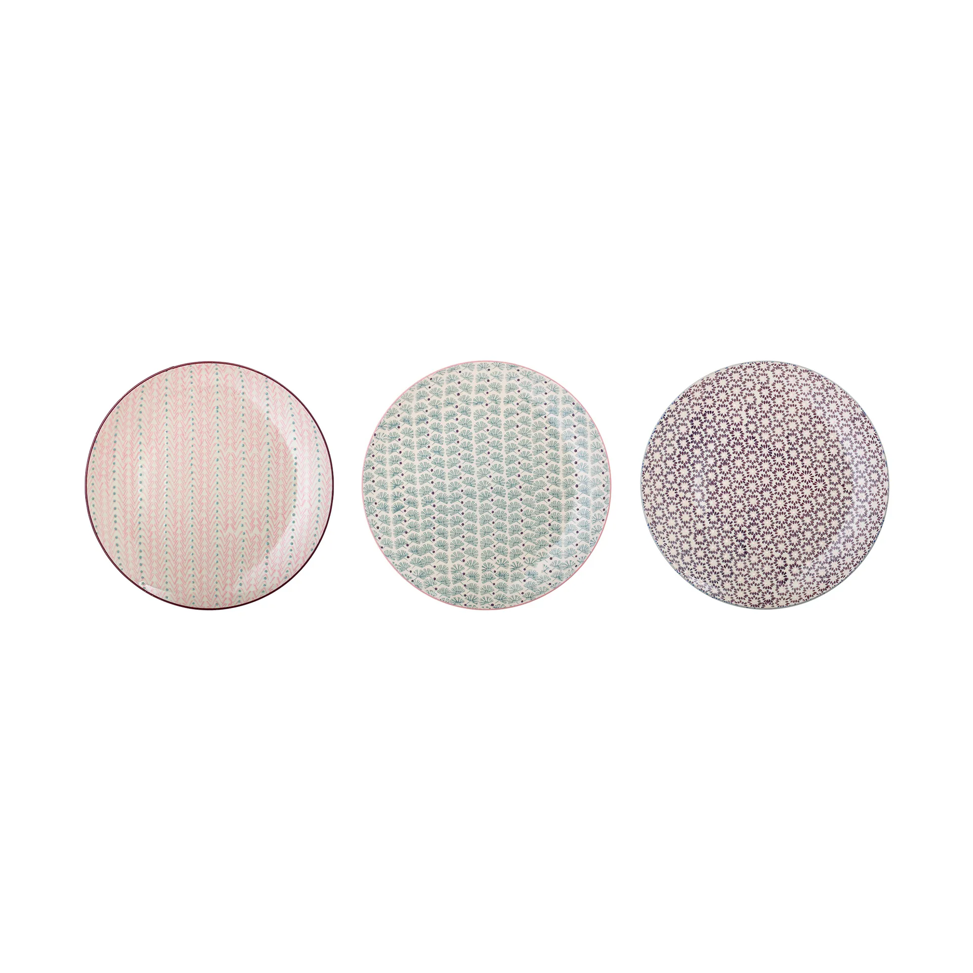 Maya plate 28 cm 3 pieces multi,  Bloomingville
