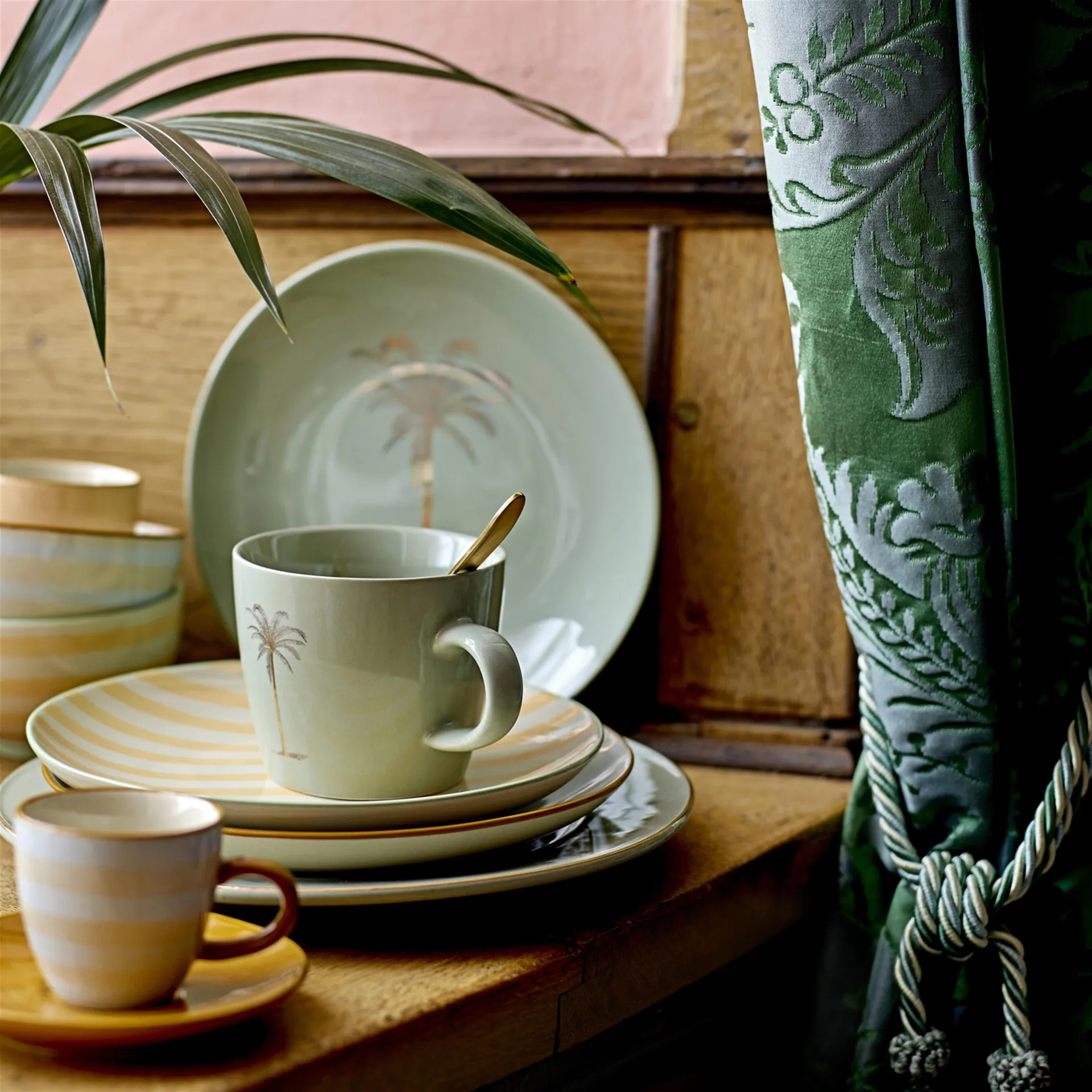 Miami cup with saucer 2 pieces 6 cm,  Bloomingville