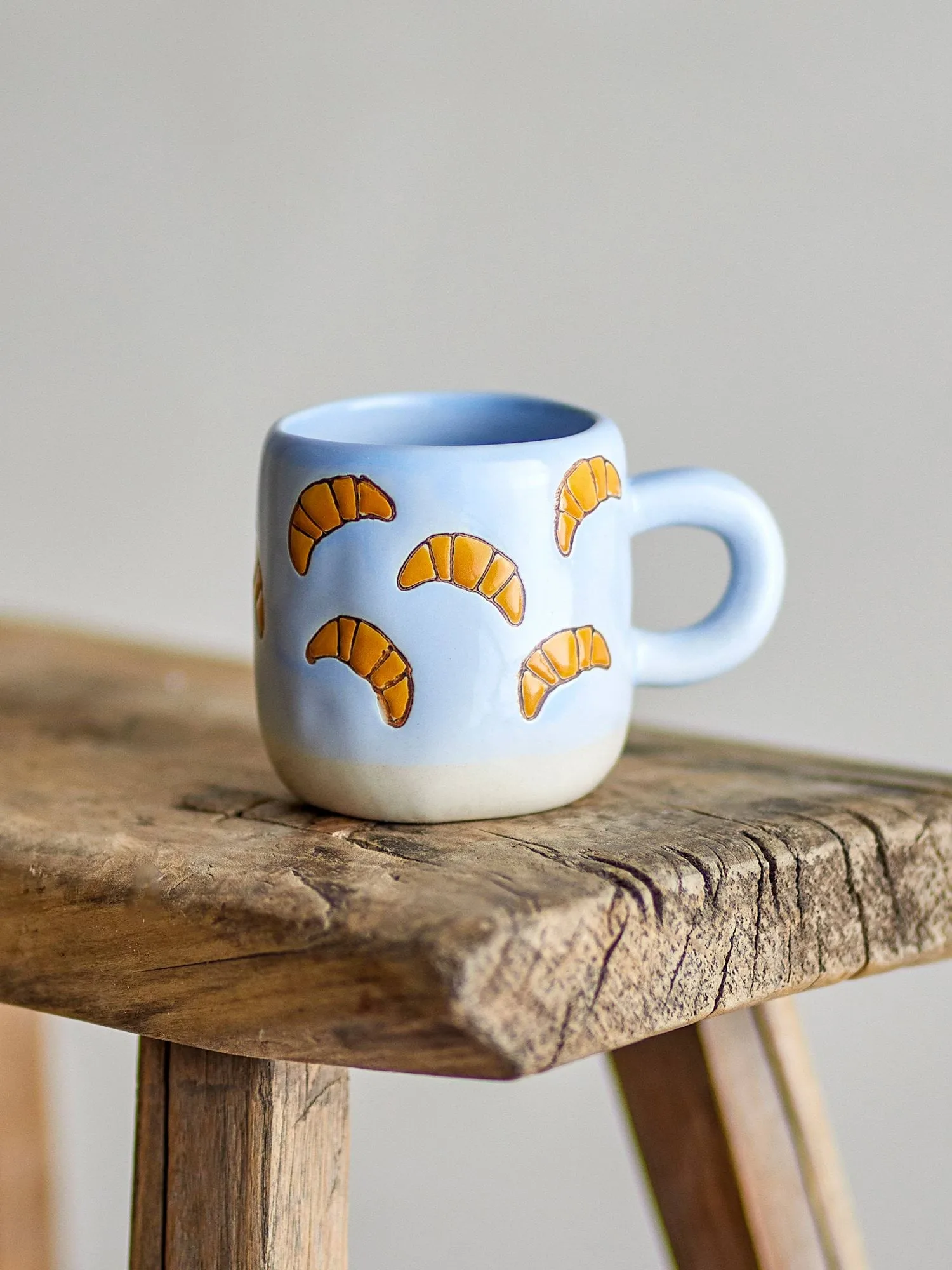 Millie cup 110 ml, Blue, croissants Bloomingville
