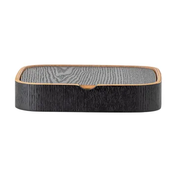 Mimmi table mirror 19x19 cm - Black-oak - Bloomingville