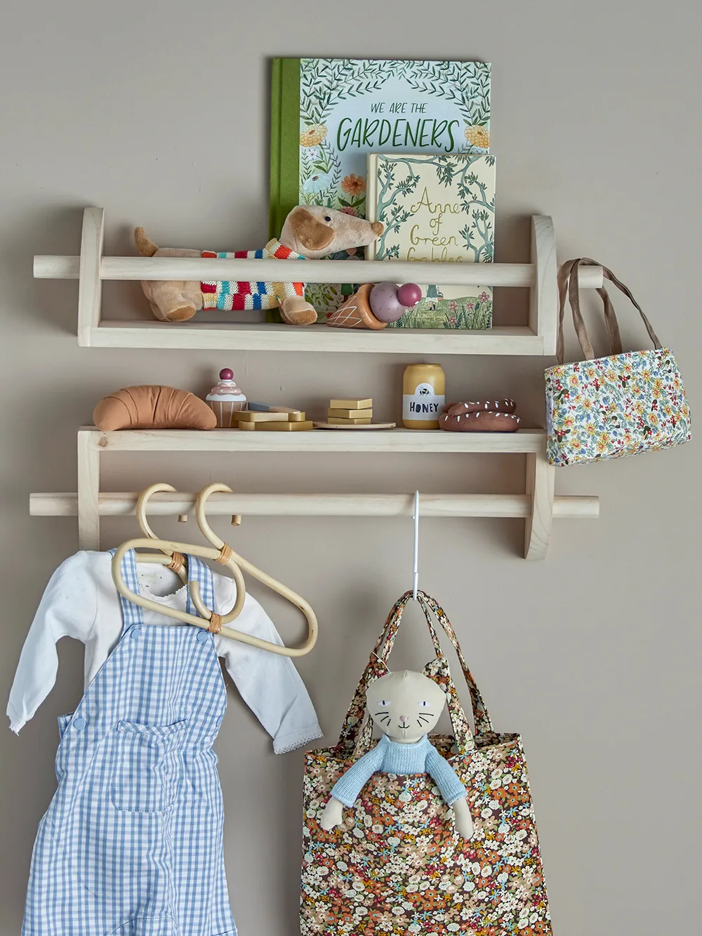 Mingus wall shelf 14x60 cm, Nature Bloomingville