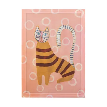 Missy illustration with frame 40x56 cm - Rose - Bloomingville