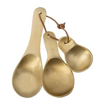 Murphy spoon 3 pieces - brass - Bloomingville