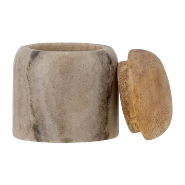 Payana storage jar with lid Ø6x7 cm - Marble-mango tree - Bloomingville
