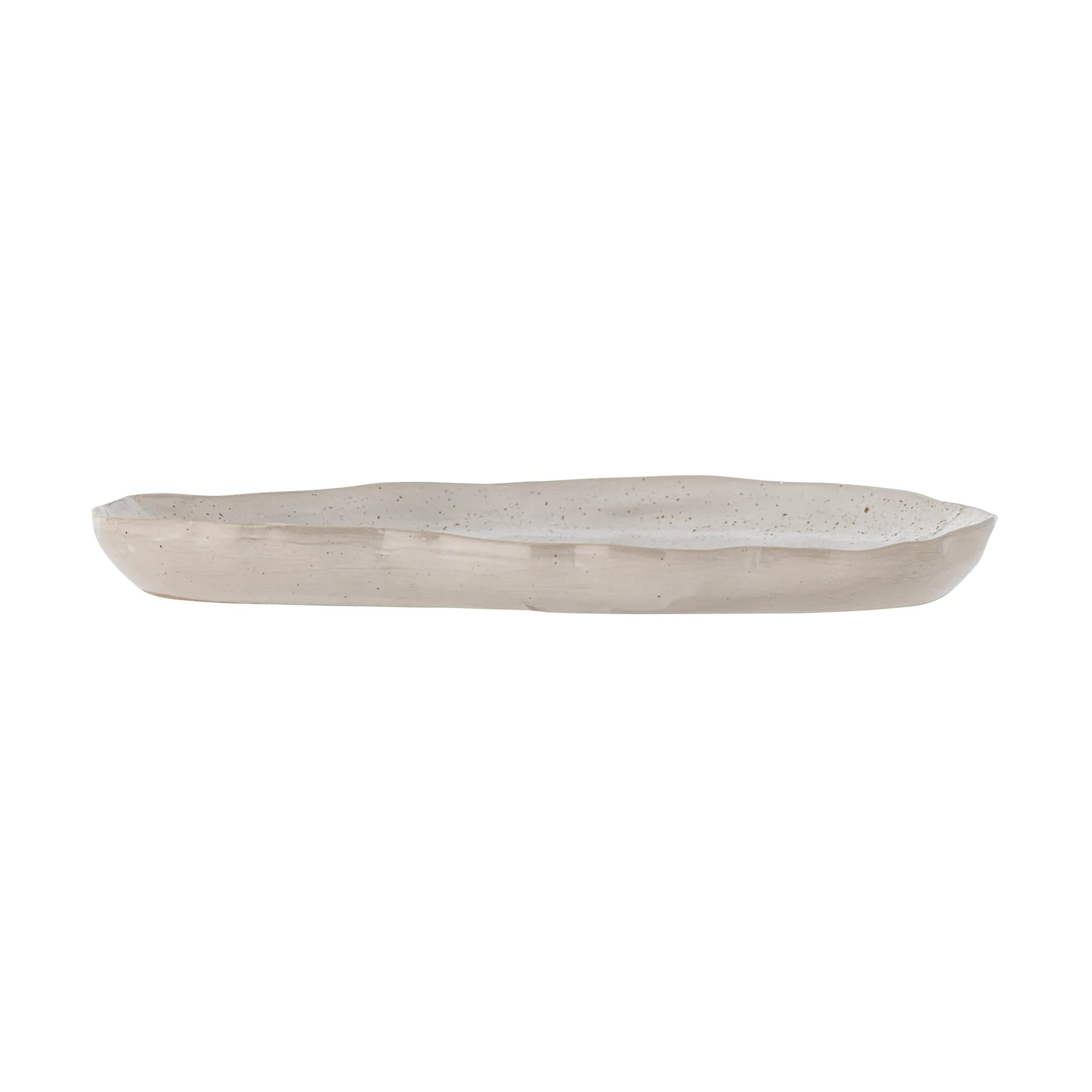 Peroya serving plate 12.5x19.5 cm, Grey Bloomingville
