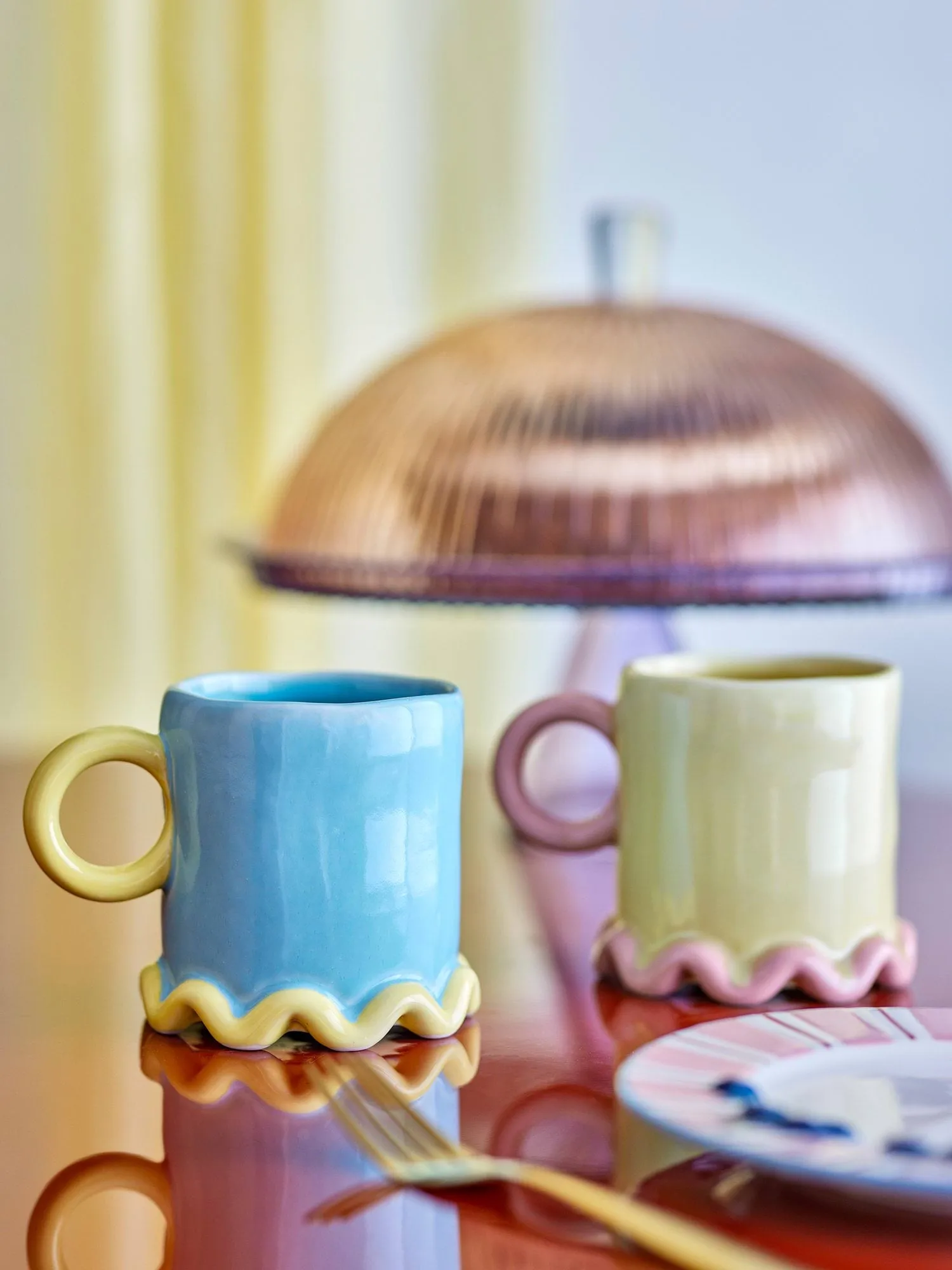 Polly mug, Multi, 2 pieces Bloomingville