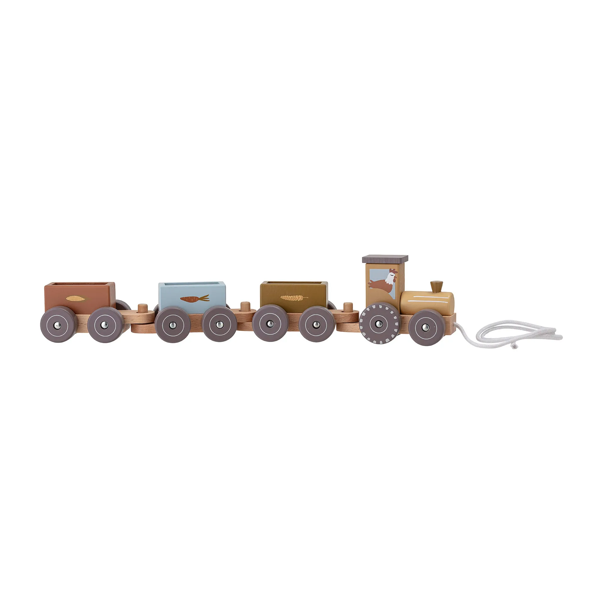 Rolla toy train 40 cm, grey Bloomingville