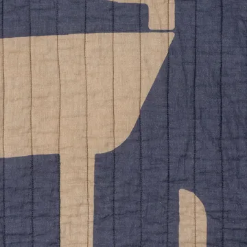 Roosi throw 130x150 cm - Blue - Bloomingville