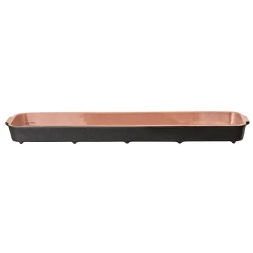 Sienna serving plate - Orange-black - Bloomingville
