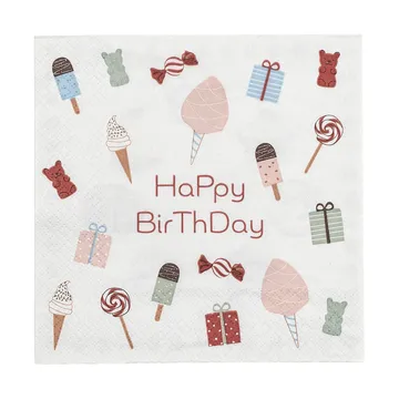 Sweets napkin 20-pack - Pink - Bloomingville