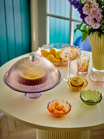 Tayo cake stand with lid - Multi, Ø32 cm - Bloomingville