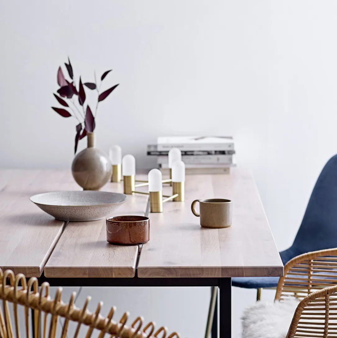 Thea serving bowl stoneware Ø 30 cm, Grey Bloomingville