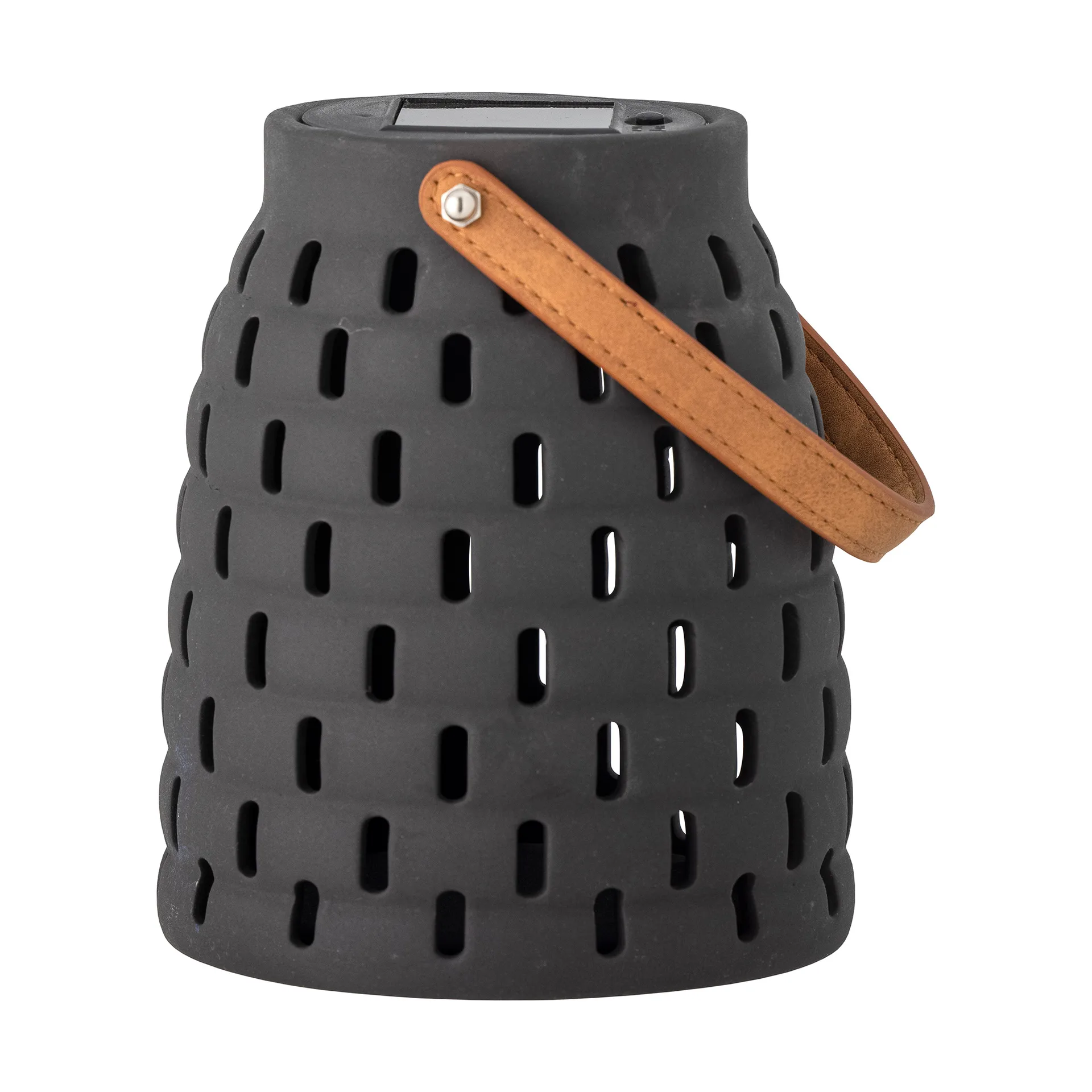 Trellis solar powered lantern 18 cm, Black Bloomingville