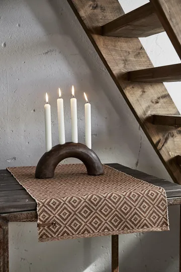 Arcus advent candle 26 cm - Brown - Boel & Jan