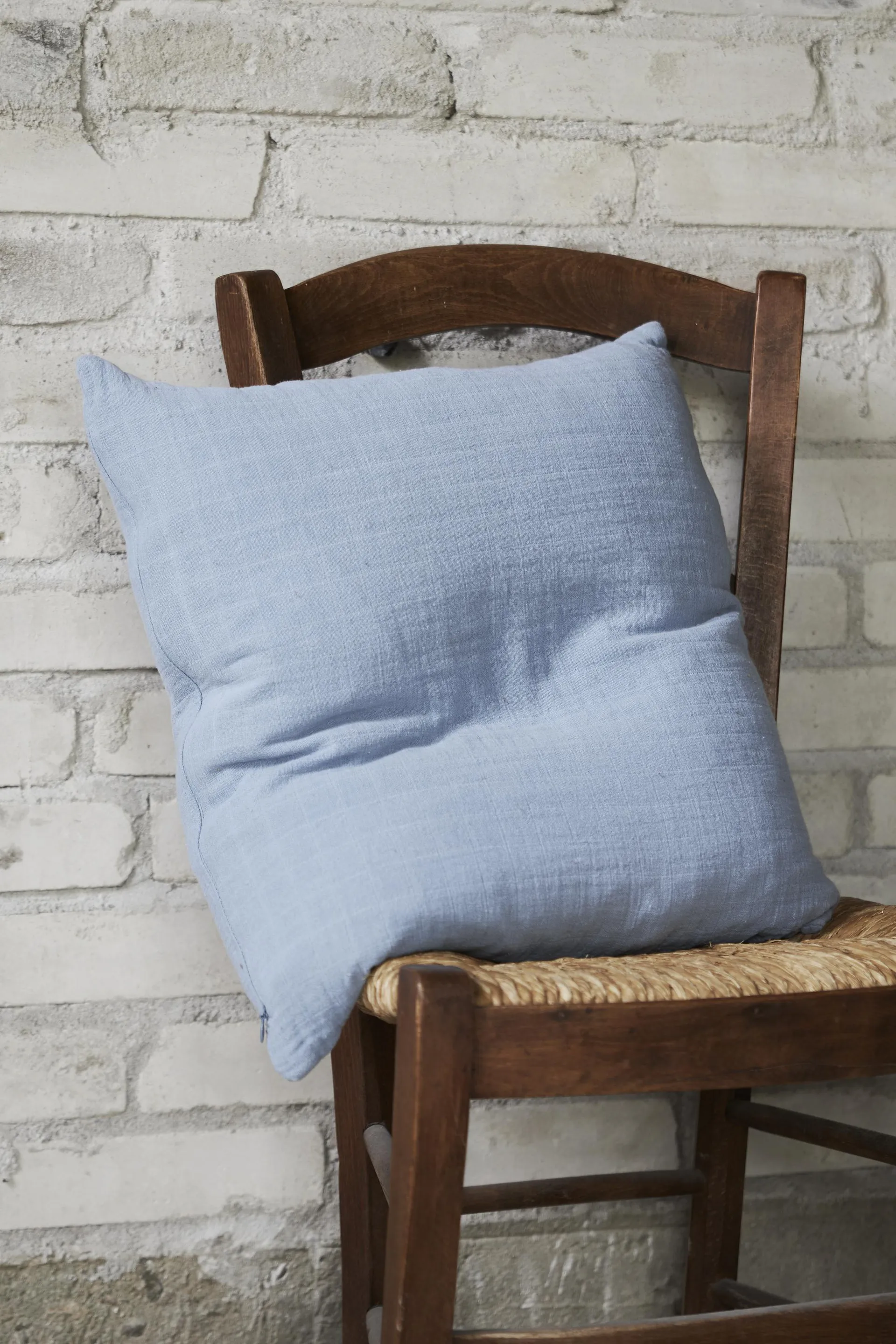 Astrid pillowcase 45x45 cm, Blue Boel & Jan